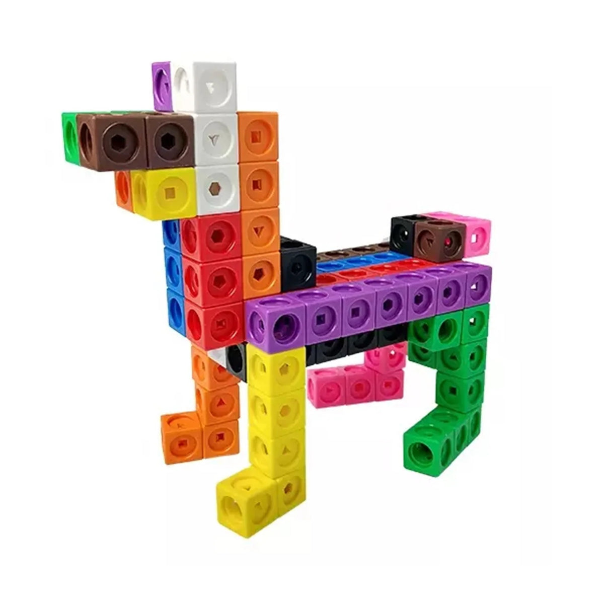 Mathematical Creative Cube 100pcs MY SCHOOL BUS mathematical-creative-cube-100pcs-my-school-bus