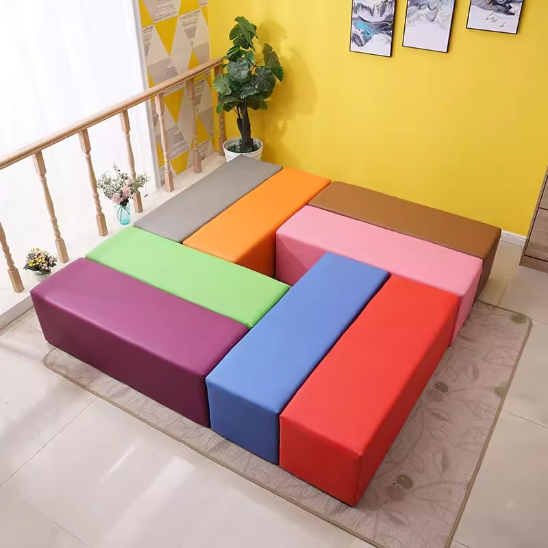 30cm Seat Height Rectangular Soft Foam Bench 長方形軟體長椅