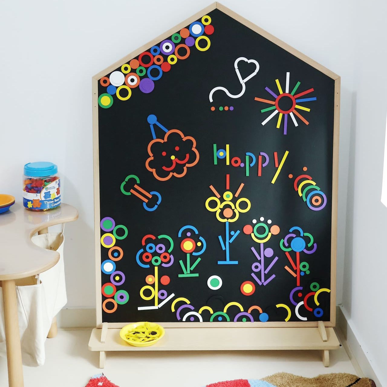 Creative Pattern Magnetic Building Set, 256 pcs 創意磁力拼砌256個