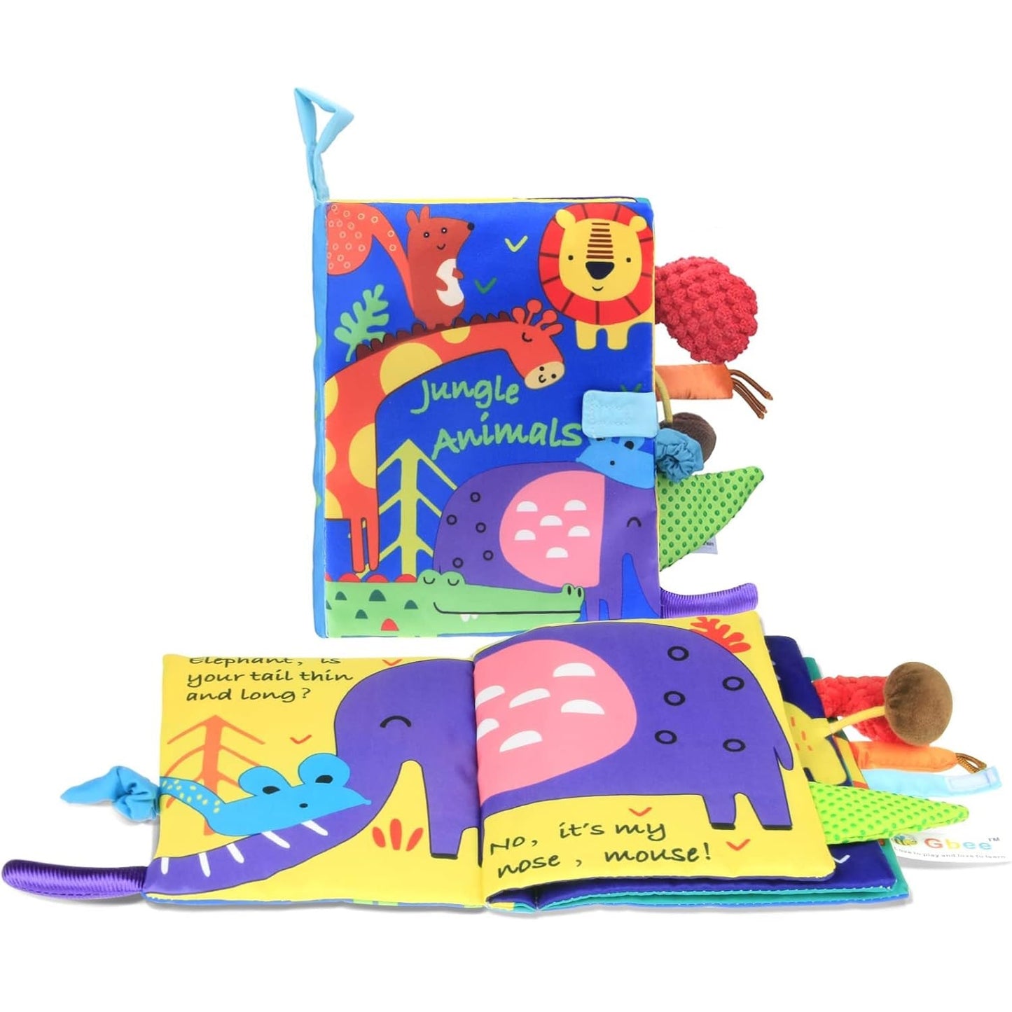 My Jungle Animal Tails Book 我的叢林動物尾巴布書