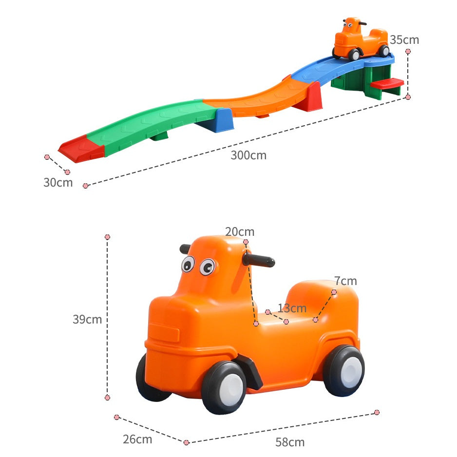 Go Go Roller "Car"ster 小斜坡軌道滑行車