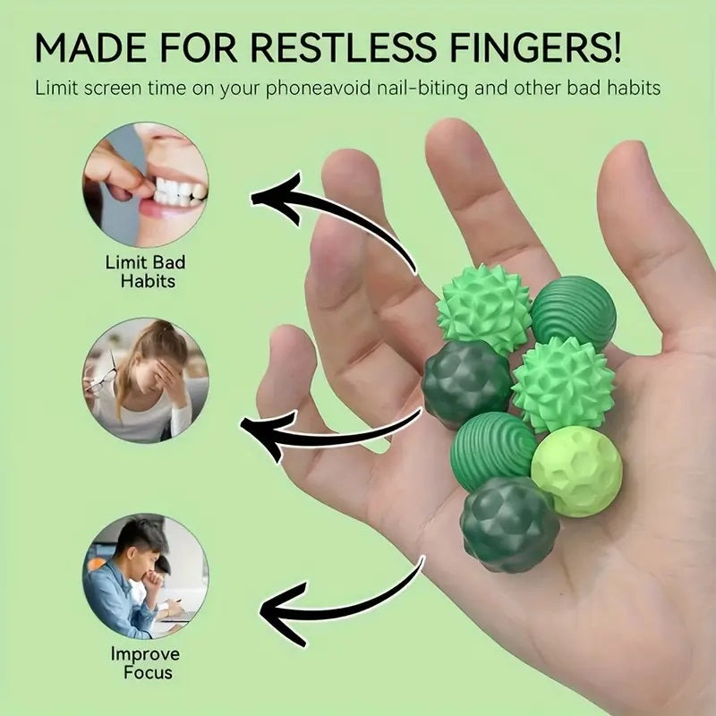 Fidget Sensory Silicone Magnetic Ball Toy 矽膠磁吸球 感官減壓玩具