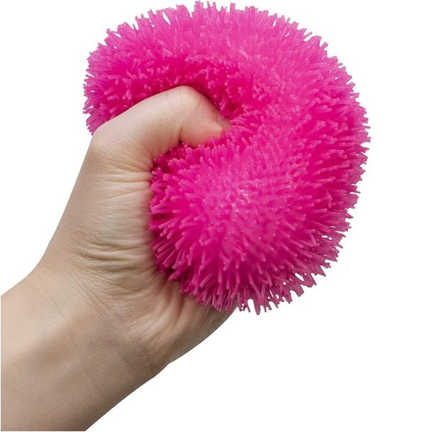 Fidget Sensory 7cm Soft Shaggy Balls Assorted Color Set of 4個 軟刺捏捏球感官減壓玩具 顏色隨機