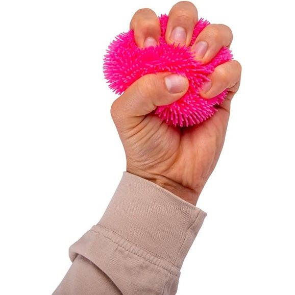Fidget Sensory 7cm Soft Shaggy Balls Assorted Color Set of 4個 軟刺捏捏球感官減壓玩具 顏色隨機