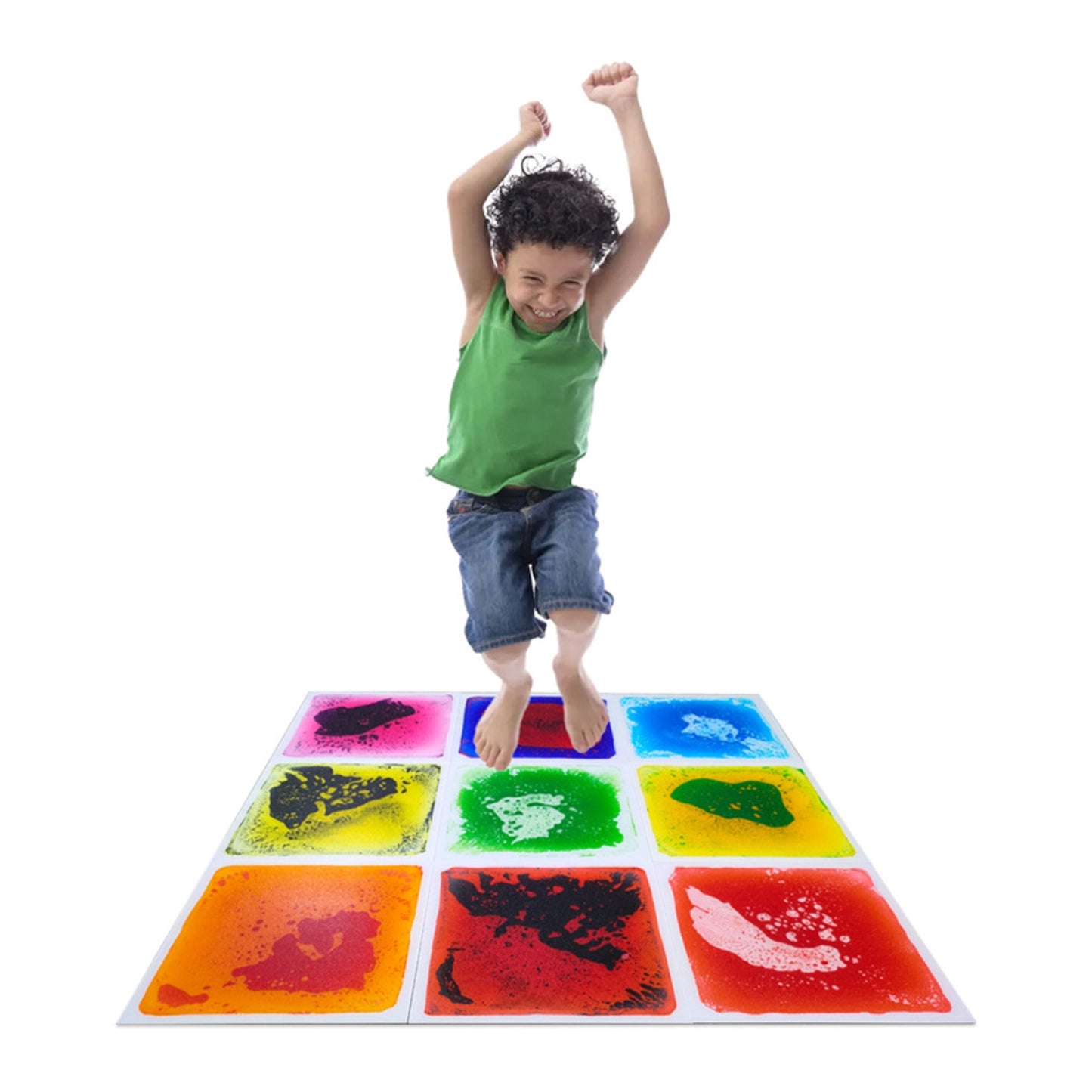 Kindermatic Square Liquid Sensory Floor Tiles 正方形液體感官地墊
