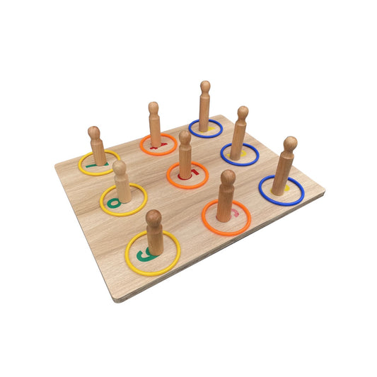 Number Ring Toss Training Board 數字套圈訓練遊戲