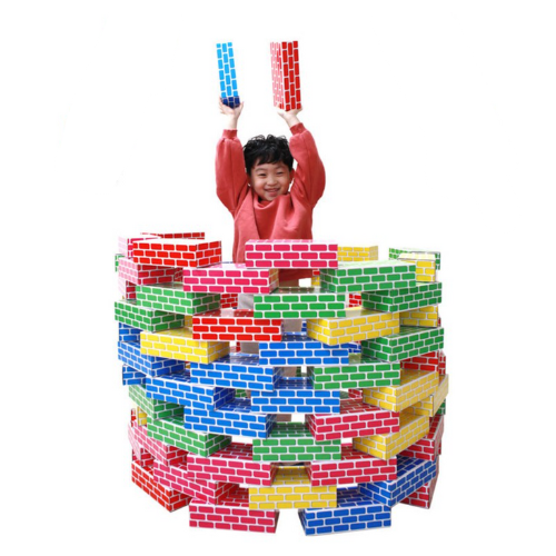 Rectangular Cardboard Bricks 50-piece Set 長方形紙磚積木50個套裝