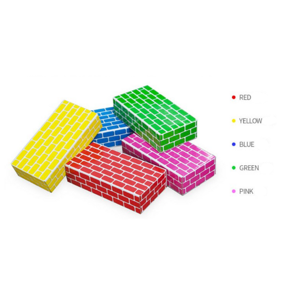 Rectangular Cardboard Bricks 50-piece Set 長方形紙磚積木50個套裝