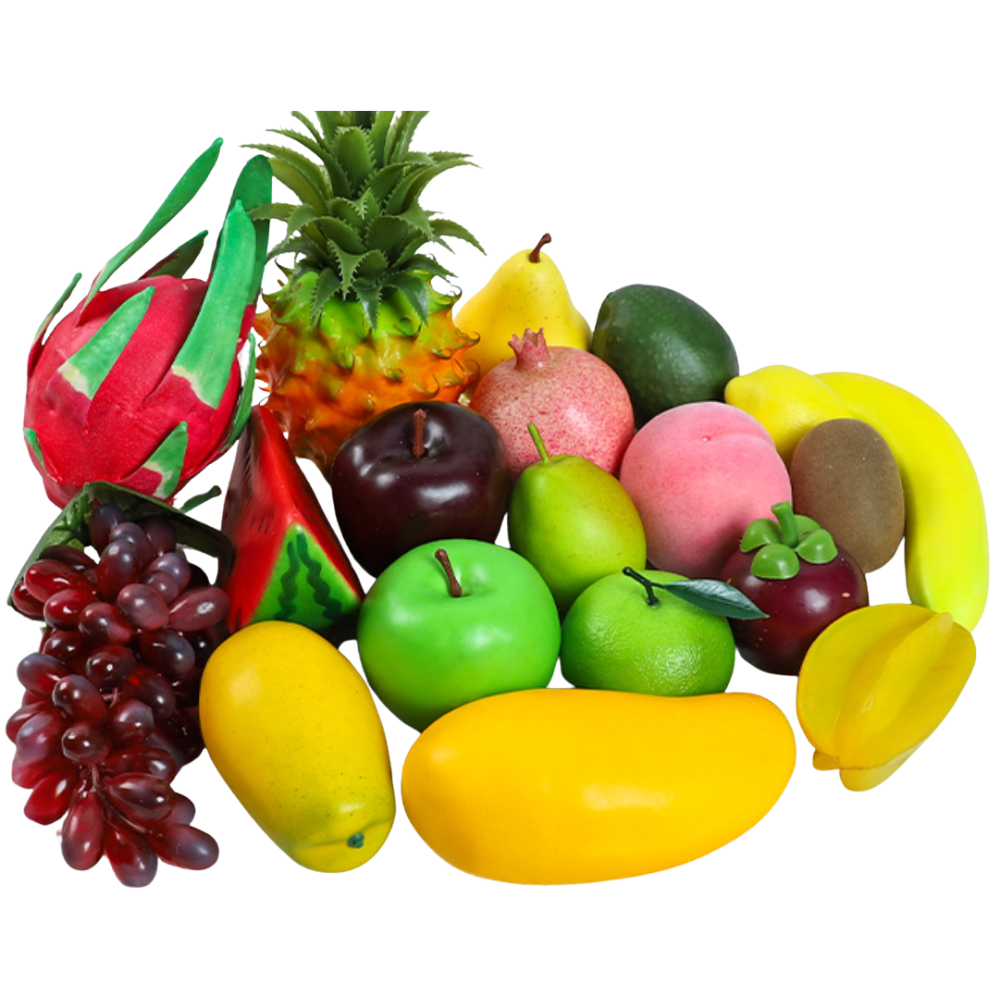 Realistic Artificial Fruits Set 仿真人工水果套裝