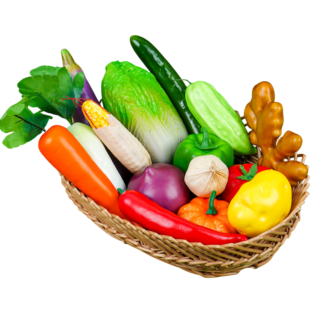 Realistic Artificial Vegetables Set 仿真人工蔬果套裝