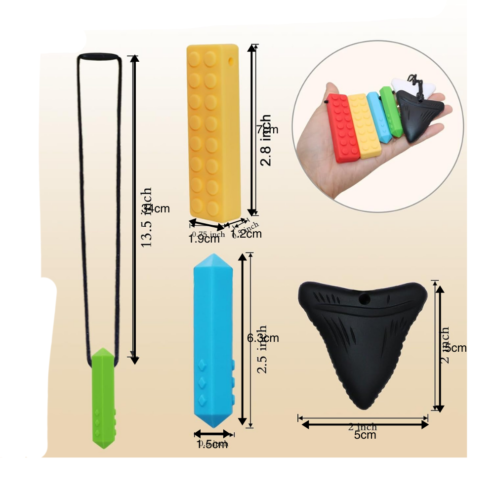 Sensory Chewy Necklaces 感官咀嚼項鍊