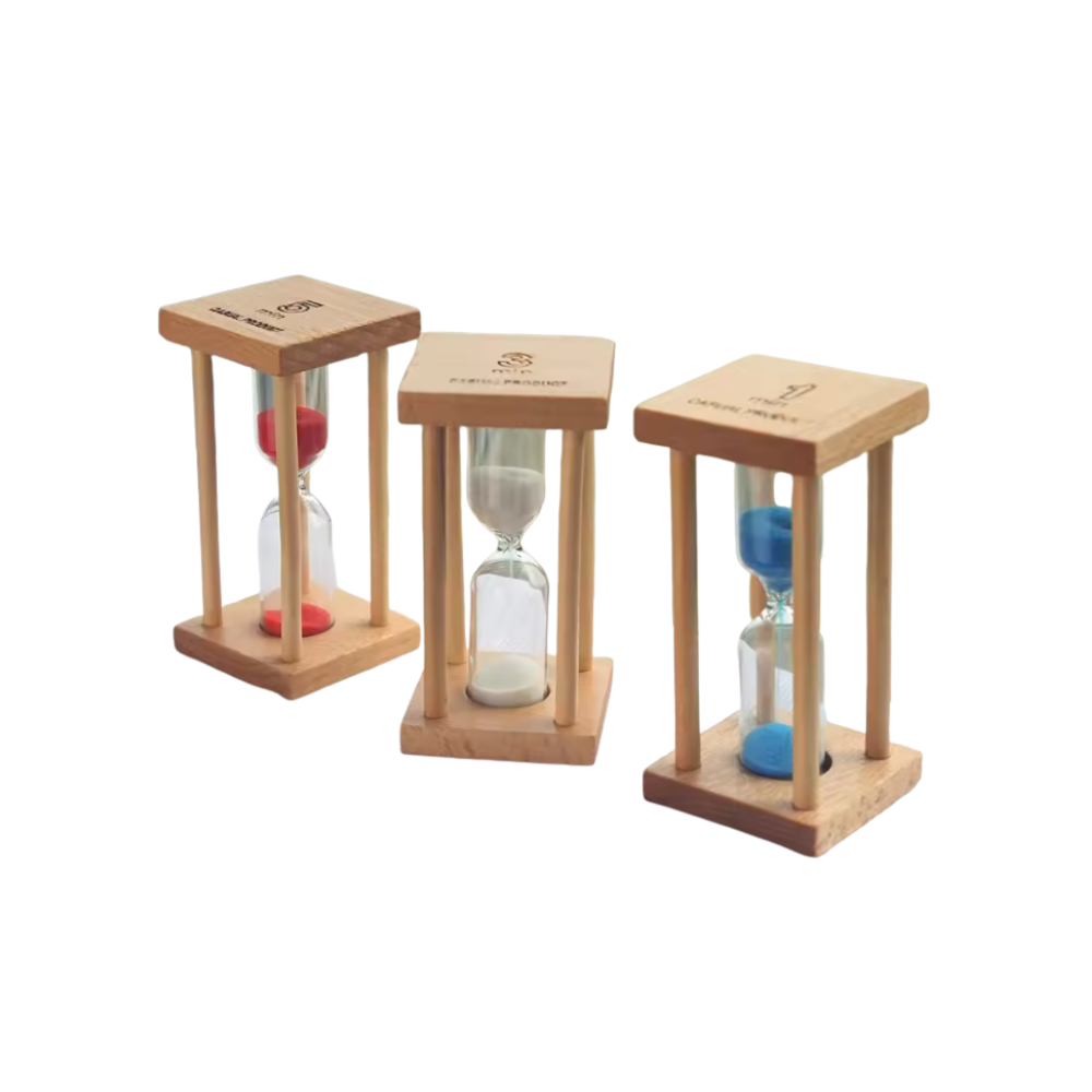 Mini 1-3-5 Wooden Sand Timer Trio 1-3-5木質沙漏三件組