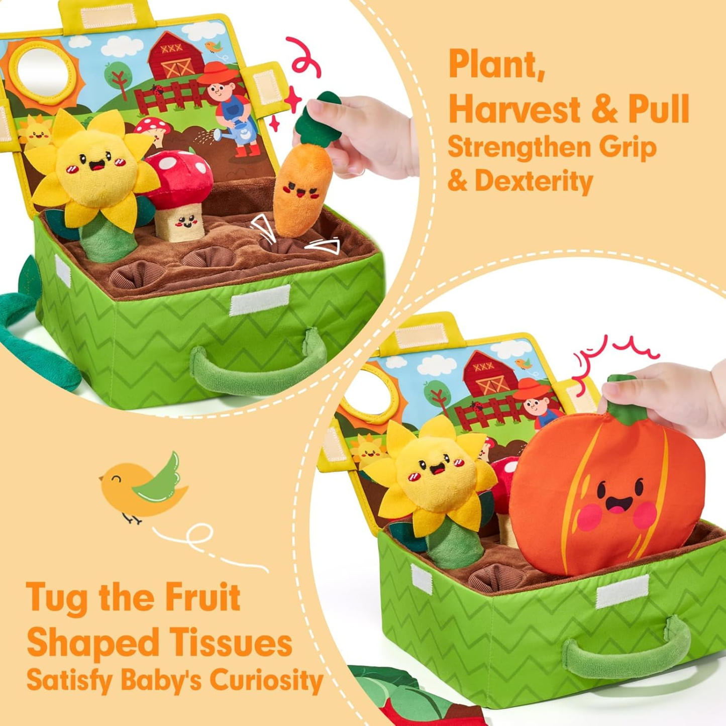 Fabricplay My First Vegetable Garden Play Box 軟布玩具我的小農莊遊戲包