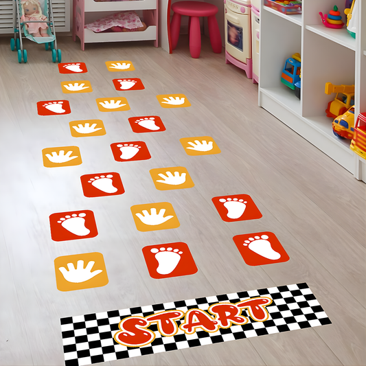 Hands & Feet Hopscotch Sensory Path Floor Decal 手腳協調躍動感官地貼