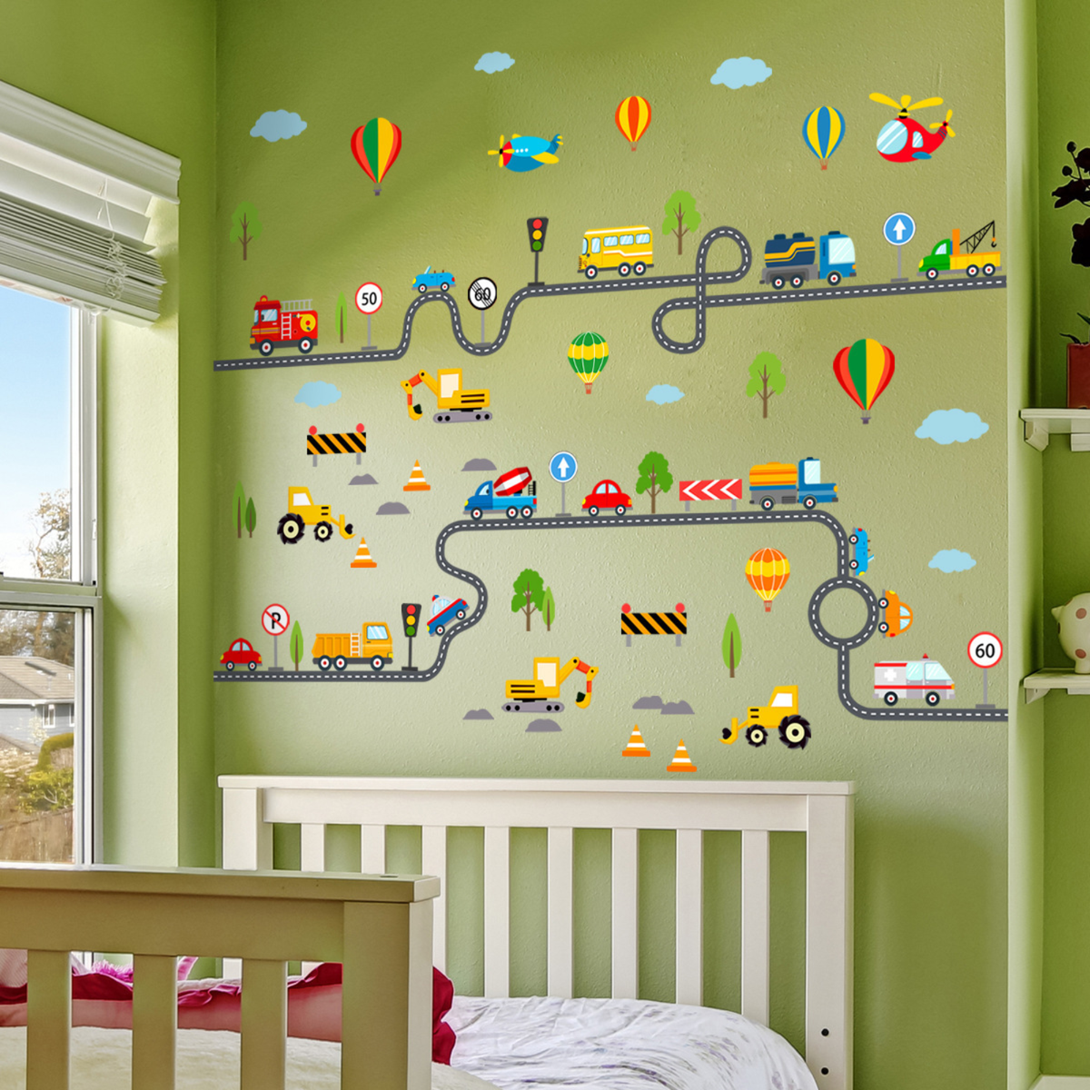 City Traffic Sensory Path Floor & Wall Decal 城市交通道路感官地貼與牆貼