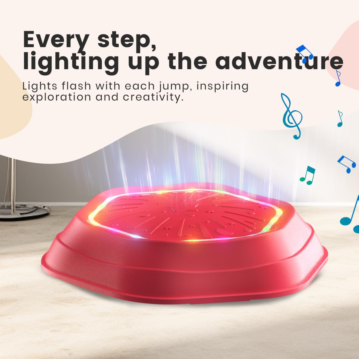 Interactive Light & Sound Stepping Stones 音樂發光互動過河石組