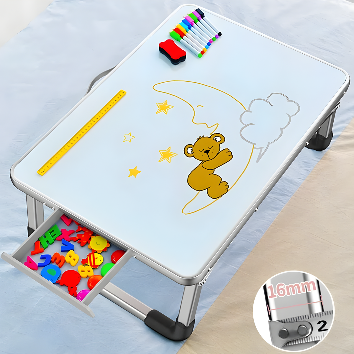 Portable Dry Erase Lap Desk 塗鴉摺疊矮桌