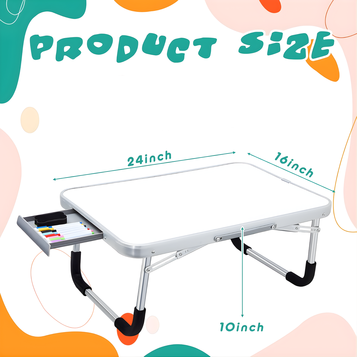 Portable Dry Erase Lap Desk 塗鴉摺疊矮桌