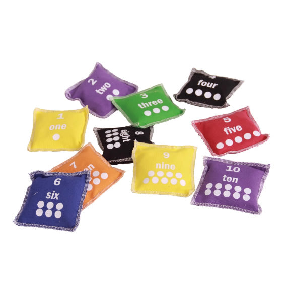 Bean Bag Number Set of 10 Color 10色數字沙包套裝 – MY SCHOOL BUS