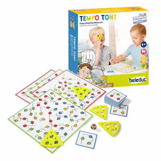 Beleduc Tempo Toni Search & Find Matching Game 乳酪大偵探找找看配對遊戲
