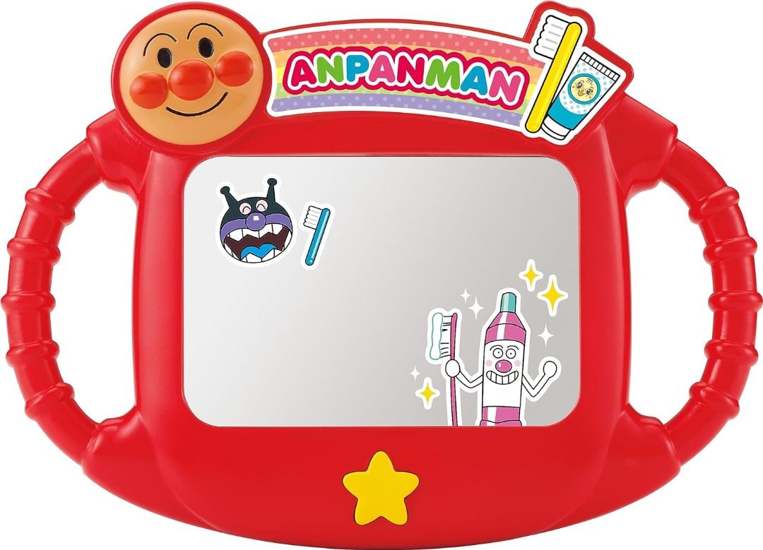 Anpanman - Talking Shiny Brush Teeth Mirror 麵包超人 閃亮亮玩具刷牙鏡