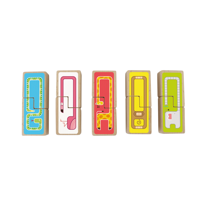 Beleduc Head-to-Tail Hide and Seek Memory and Matching Game 頭頭尾尾顏色形狀記憶及配對遊戲