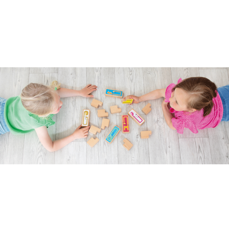 Beleduc Head-to-Tail Hide and Seek Memory and Matching Game 頭頭尾尾顏色形狀記憶及配對遊戲