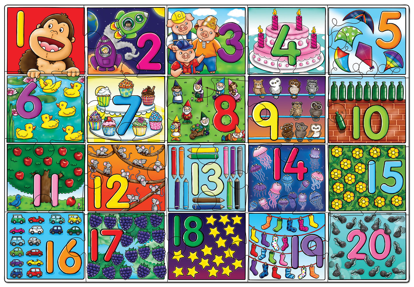 Orchard Toys Big Number Jigsaw Puzzle