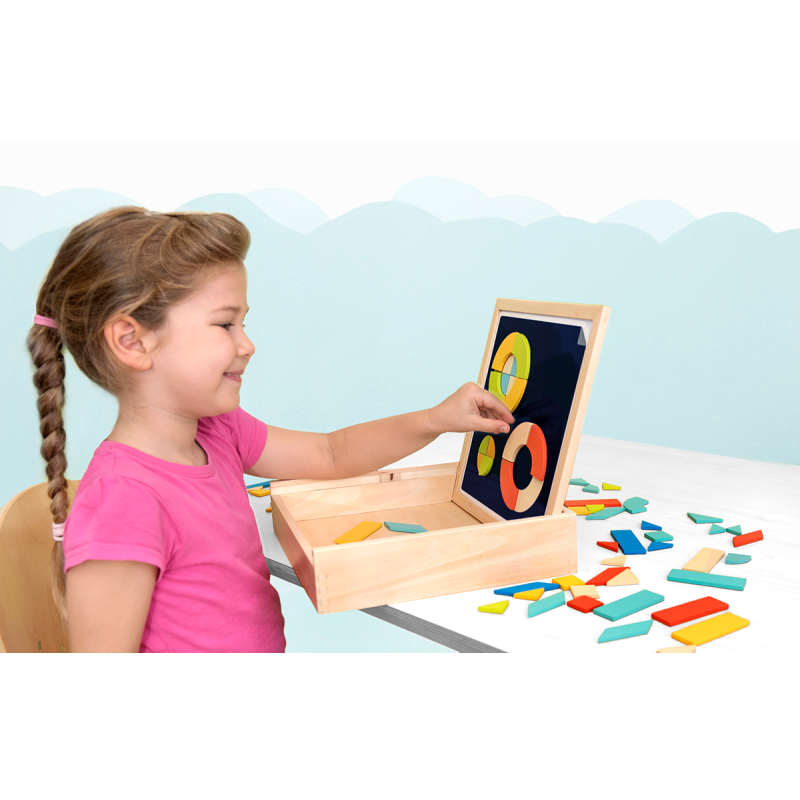 Beleduc TanGeo Magnetic Geometric Puzzle Game Classroom Set 磁性幾何拼圖遊戲課室套裝