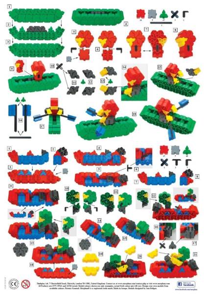Morphun Junior Xtra 100 Model 200 Piece Set Tub