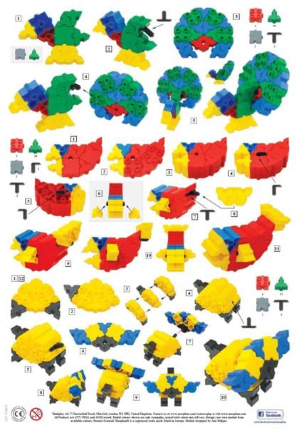 Morphun Junior Xtra 100 Model 200 Piece Set Tub