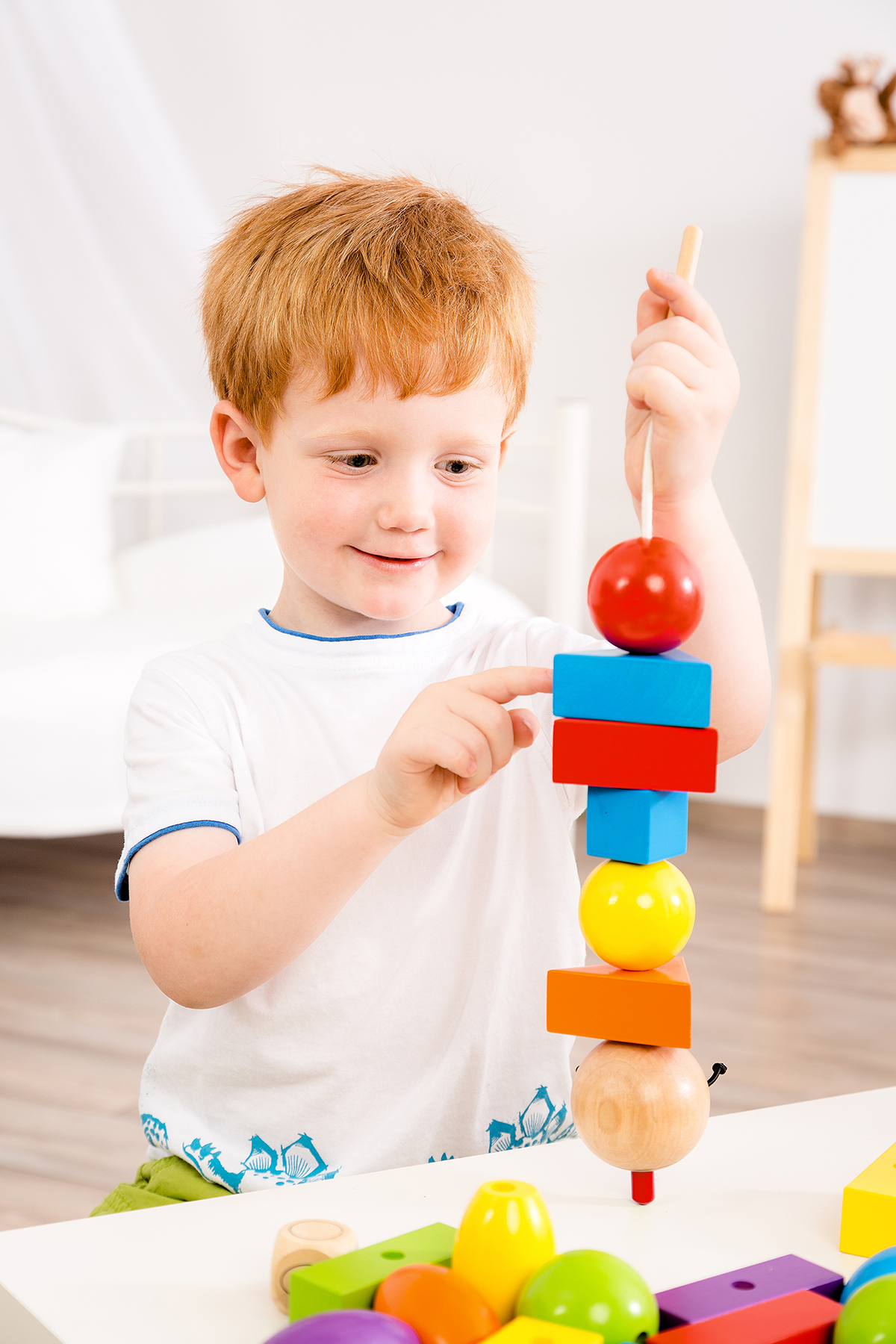 Beleduc Rondo Vario XXL Color & Shape Lacing & Matching Game 毛毛蟲串串顏色形狀配對遊戲大號