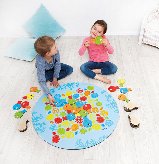 Beleduc Punakai XXL Color Matching & Memory Game 小魚對對碰大號顏色記憶配對遊戲