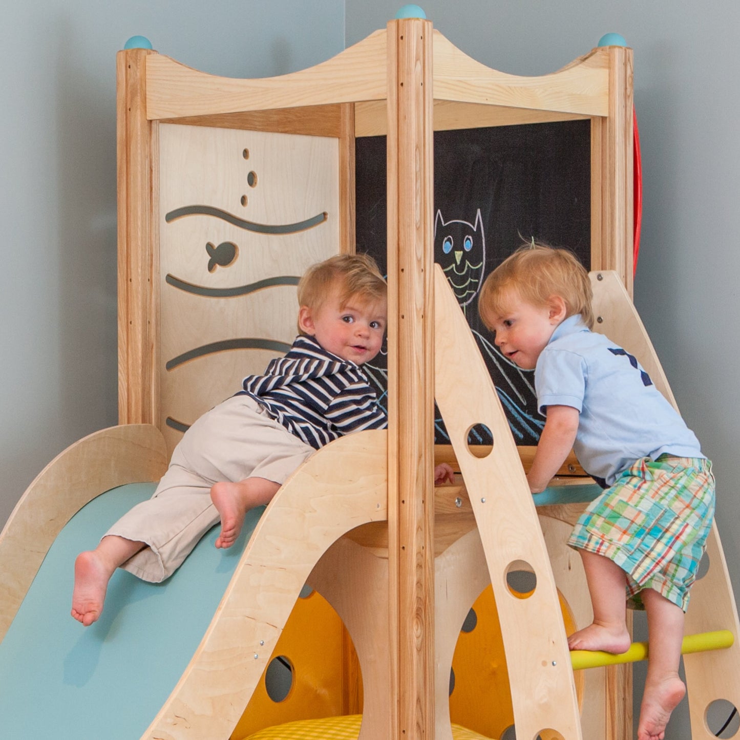 Kindermatic Toddler Indoor Play House 009 型號 幼兒原木遊樂組合屋