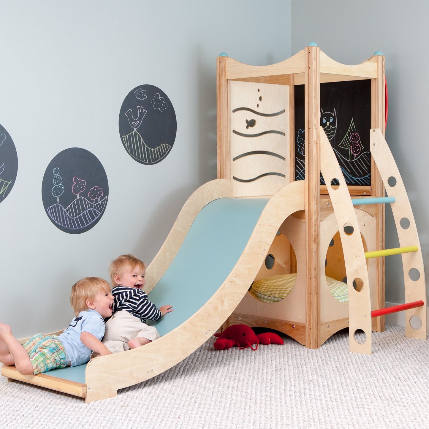 Kindermatic Toddler Indoor Play House 009 型號 幼兒原木遊樂組合屋