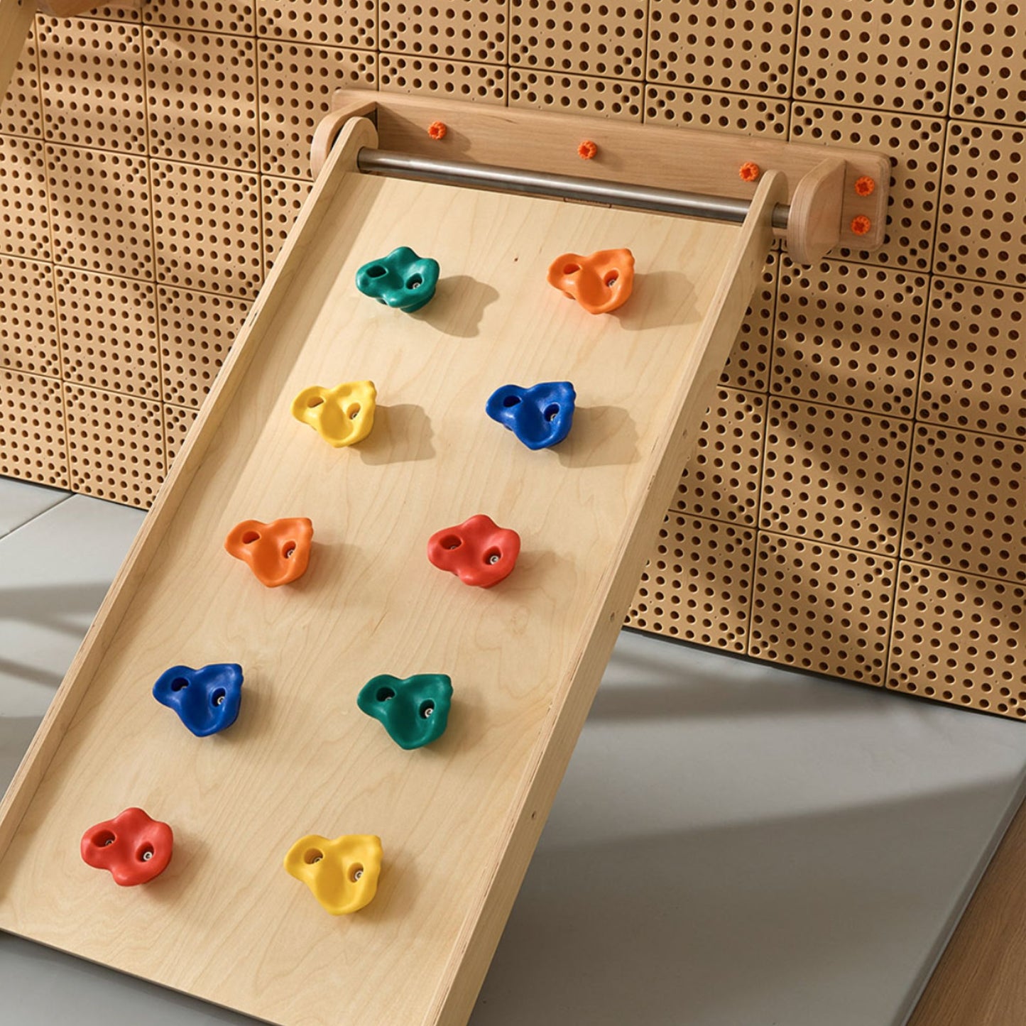 Masterkidz STEM Wall Gross Motor Climbing Set | Rail, Ladder & Ramp STEM 牆面大肌肉攀爬組合 | 固定導軌、攀爬梯及斜坡板