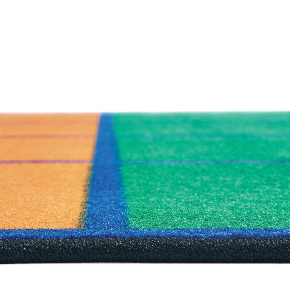 Colorful Full Row Seating Rug | Classroom Organization and Literacy Carpet 多彩位置地墊 | 課室管理與識字學習地毯