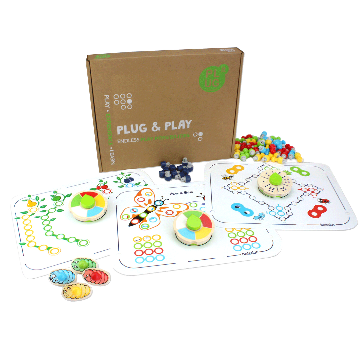 Beleduc PLUG it "Game Set" 色彩蹤跡遊戲套裝