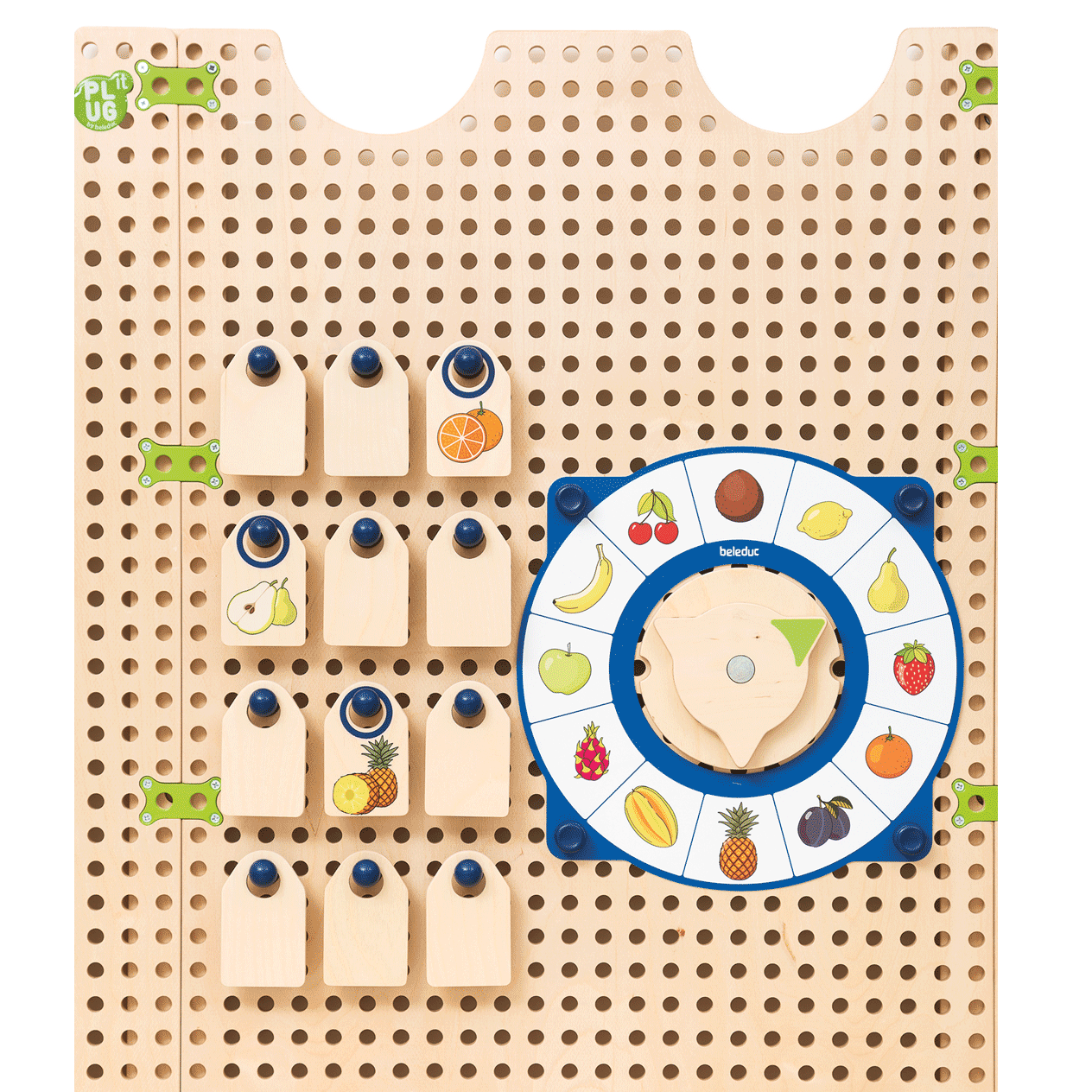 Beleduc PLUG it "Clock & Action Foils Set" 時鐘和動作箔片套裝