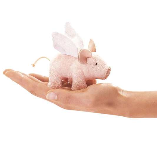 Mini Winged Piglet Finger Puppet 迷你有翅膀的小豬手指玩偶