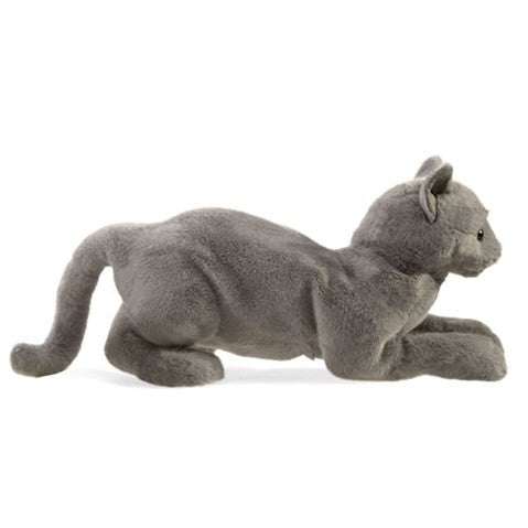 Purring Cat Hand Puppet 會發出呼嚕聲的貓手偶