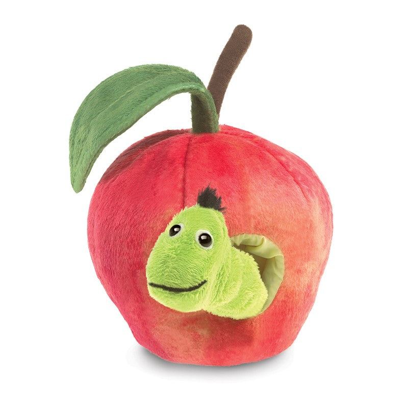 Worm in Apple Finger Puppet 蘋果手指玩偶裡的蟲子