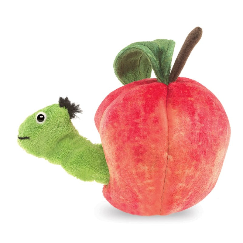 Worm in Apple Finger Puppet 蘋果手指玩偶裡的蟲子
