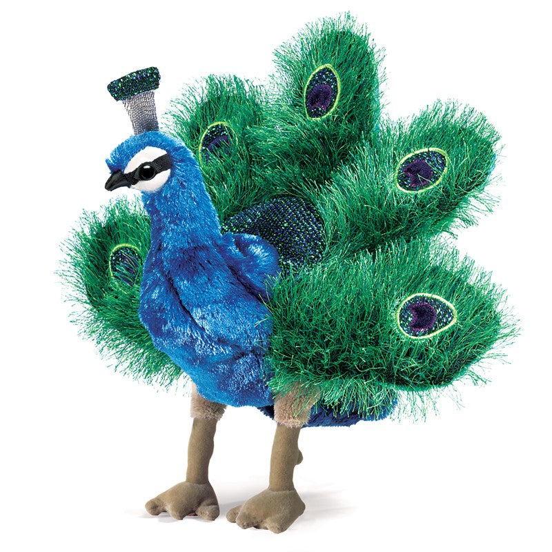 Small Peacock Hand Puppet 小孔雀手偶