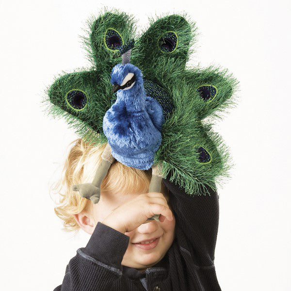 Small Peacock Hand Puppet 小孔雀手偶