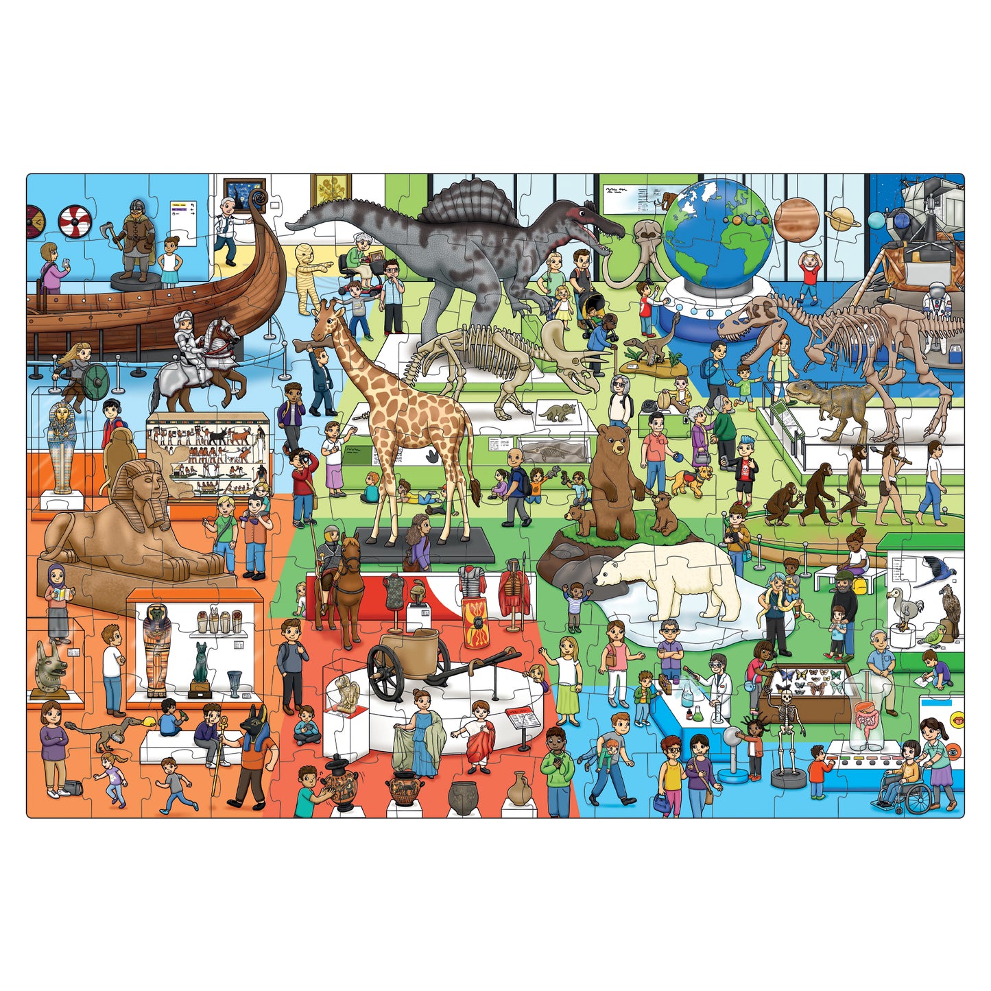 Orchard Toys At the Museum Jigsaw Puzzle with Gaint Poster