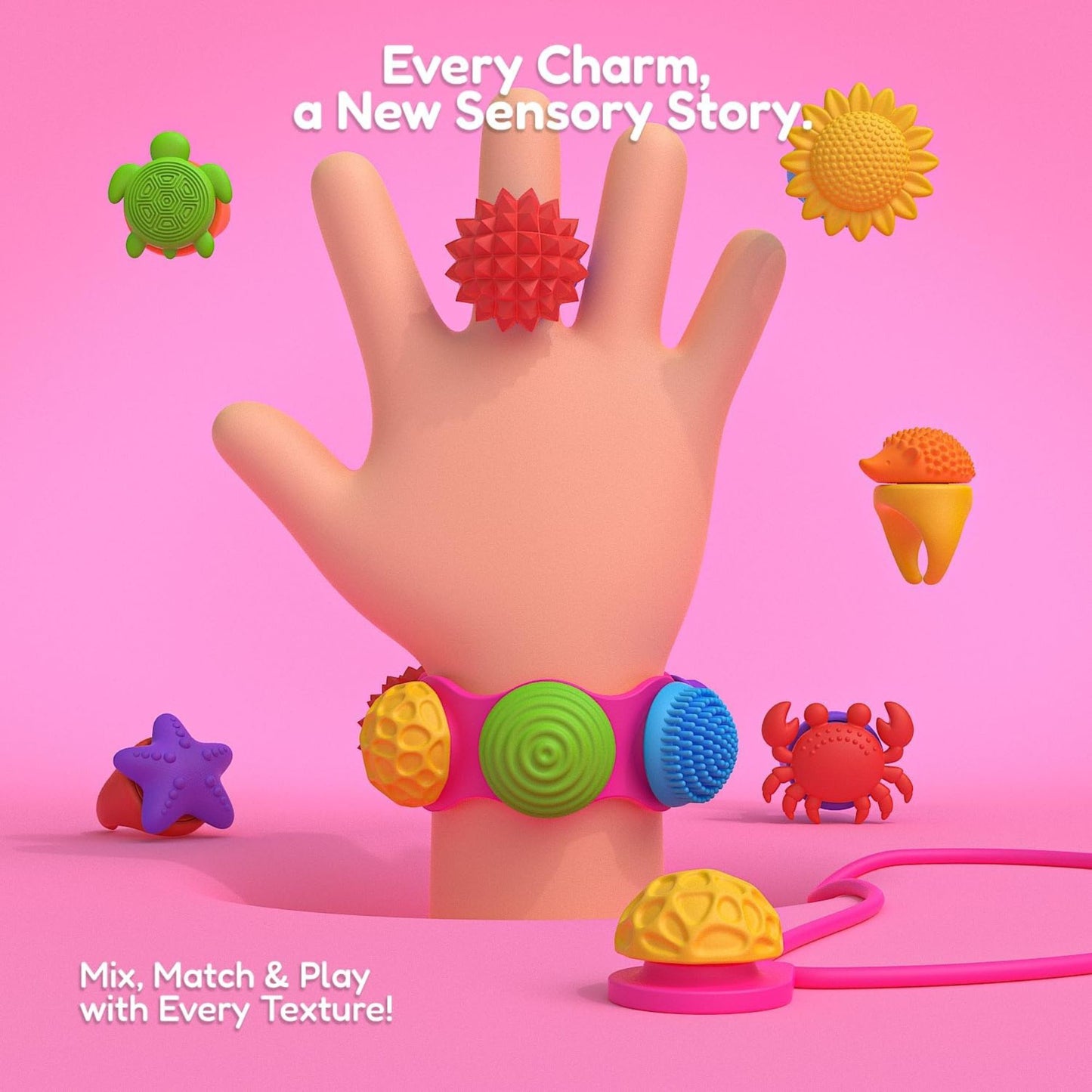 3-in-1 Sensory Fidget Jewelry Set 3合1兒童感官紓壓首飾套裝