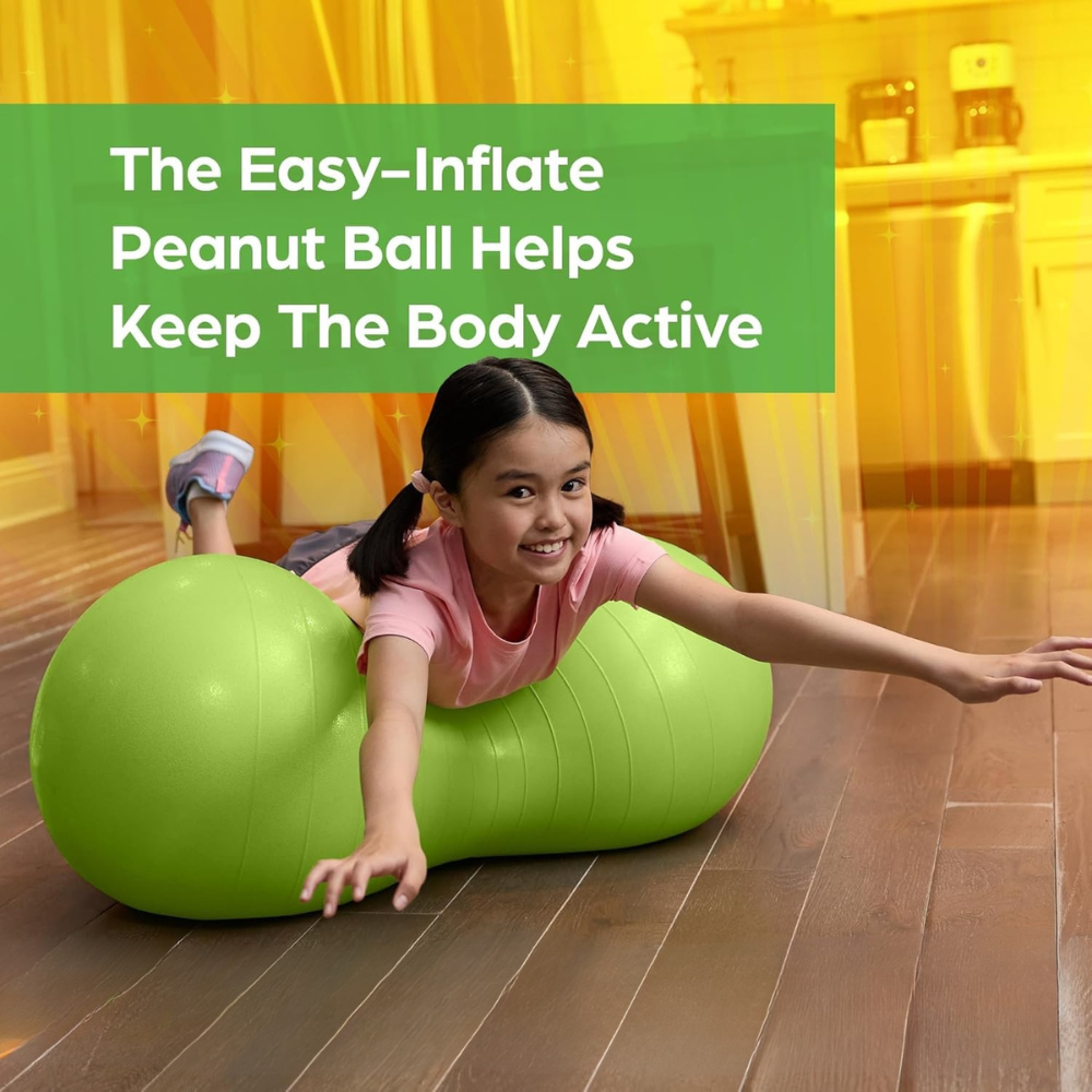 Sensory Peanut Ball Therapy and Exercise with Air-pump Color Random 感統花生球  配有充氣泵 顏色隨機