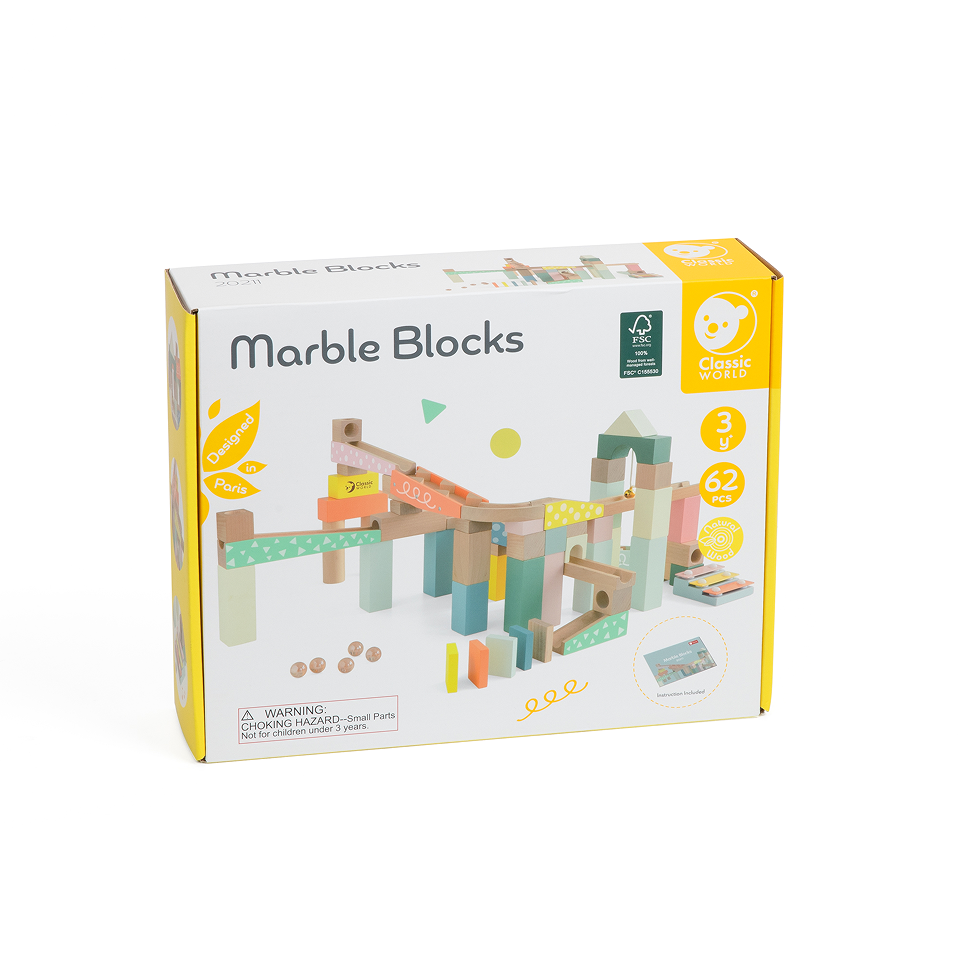 Classic World Marble Blocks Ball Track 滾珠積木組