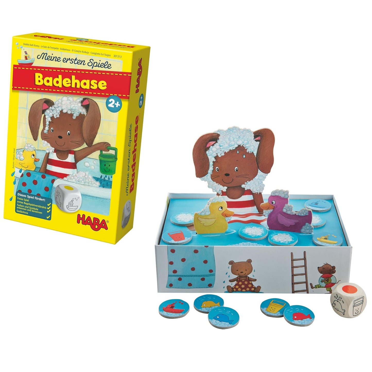 HABA My Very First Games - Bubble Bath Bunny Matching Memory Game 泡泡浴兔子 記憶配對遊戲